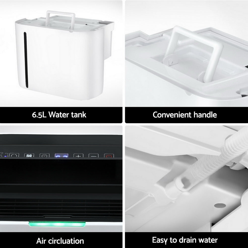 Devanti Dehumidifier 20L Air Purifier White - SportZone.co.nz