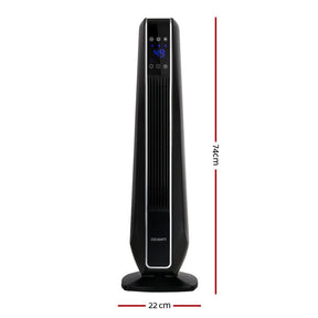 Devanti Electric Ceramic Tower Heater 2400W - SportZone.co.nz