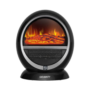 Devanti Electric Fireplace Fire Heaters 1500W - SportZone.co.nz