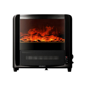 Devanti Electric Fireplace Fire Heaters 2000W - SportZone.co.nz