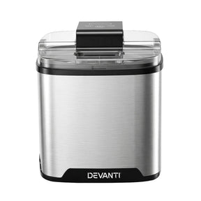 Devanti Ice Cream Maker Machine 2L Homemade Gelato Sorbet Frozen Drinks Sliver - SportZone.co.nz