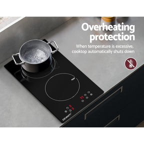 Devanti Induction Cooktop 30cm Electric Cooker - SportZone.co.nz