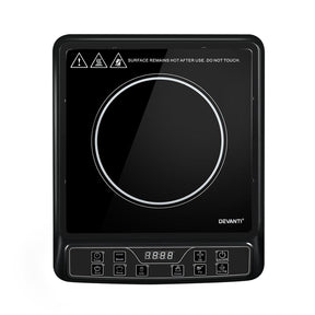 Devanti Induction Cooktop 30cm Portable Cooker - SportZone.co.nz