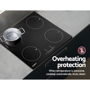 Devanti Induction Cooktop 60cm Electric Cooker - SportZone.co.nz