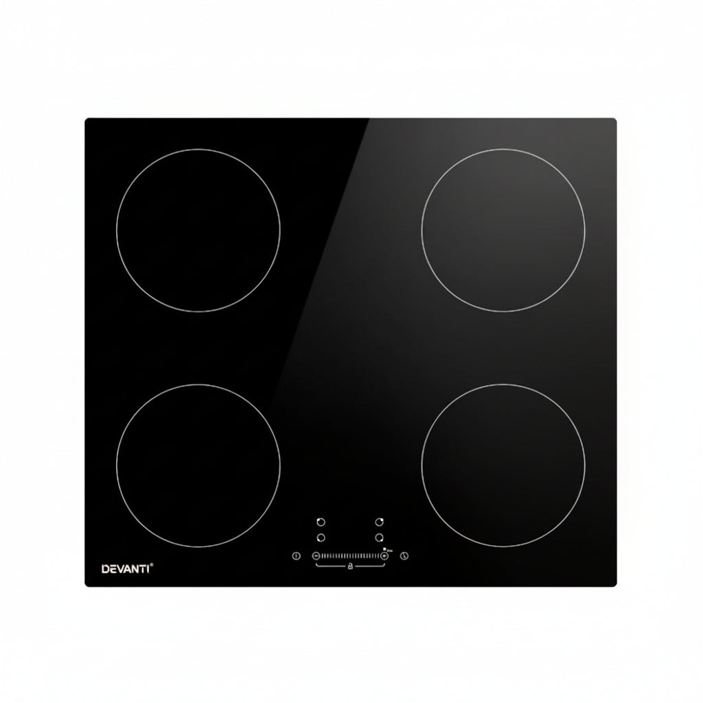Devanti Induction Cooktop 60cm Electric Cooker - SportZone.co.nz