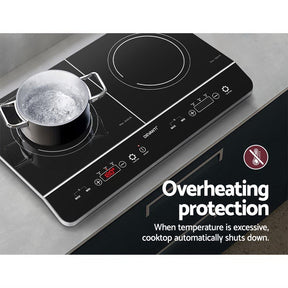 Devanti Induction Cooktop 60cm Portable Cooker - SportZone.co.nz