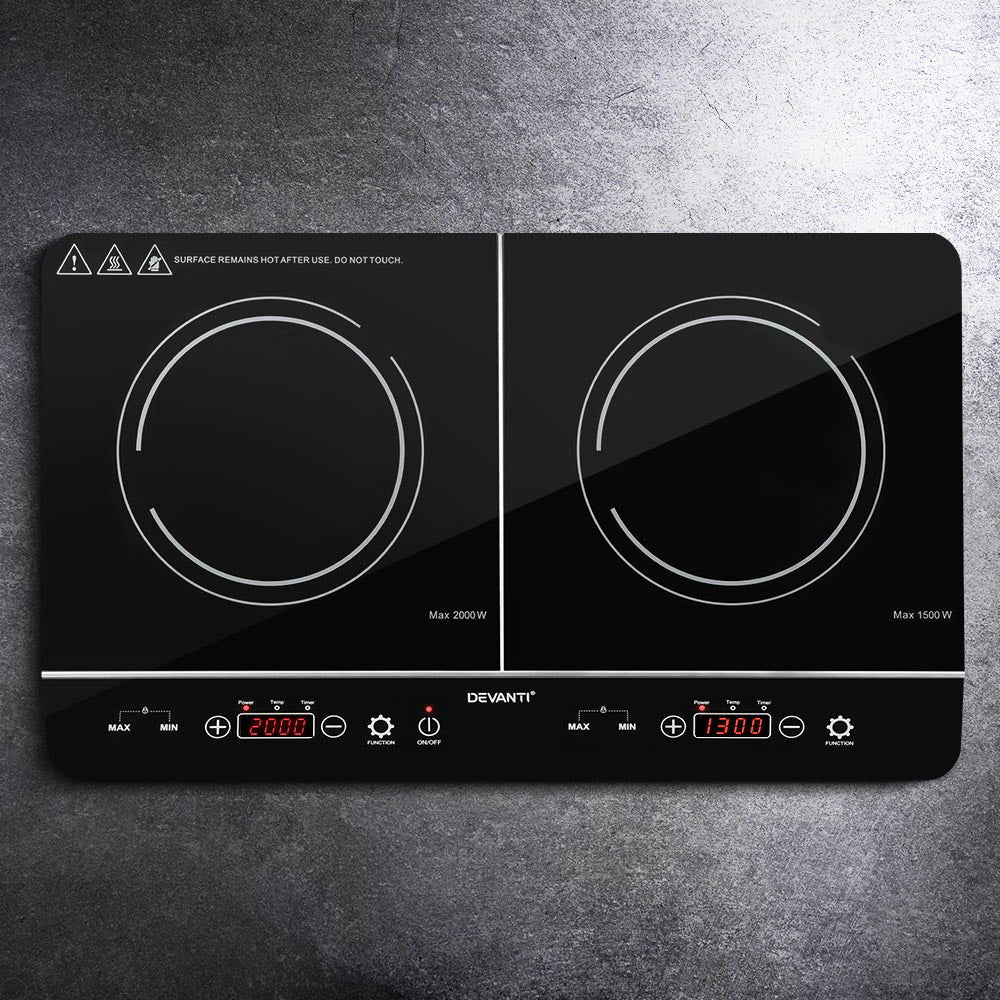 Devanti Induction Cooktop 60cm Portable Cooker - SportZone.co.nz