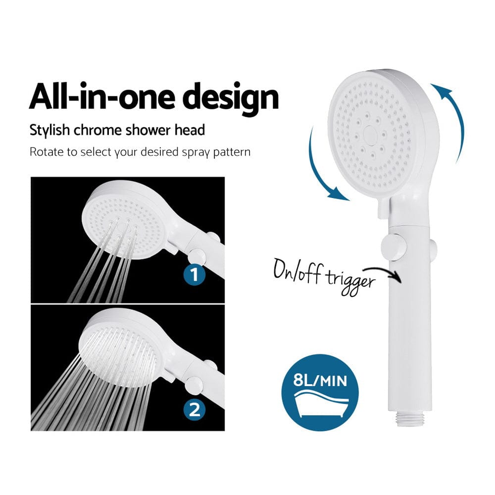 Devanti Portable Gas Water Heater 8L/Min LPG System Grey - SportZone.co.nz