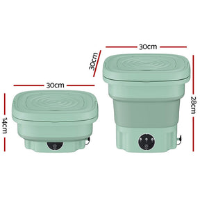 Devanti Portable Washing Machine 8L Green - SportZone.co.nz