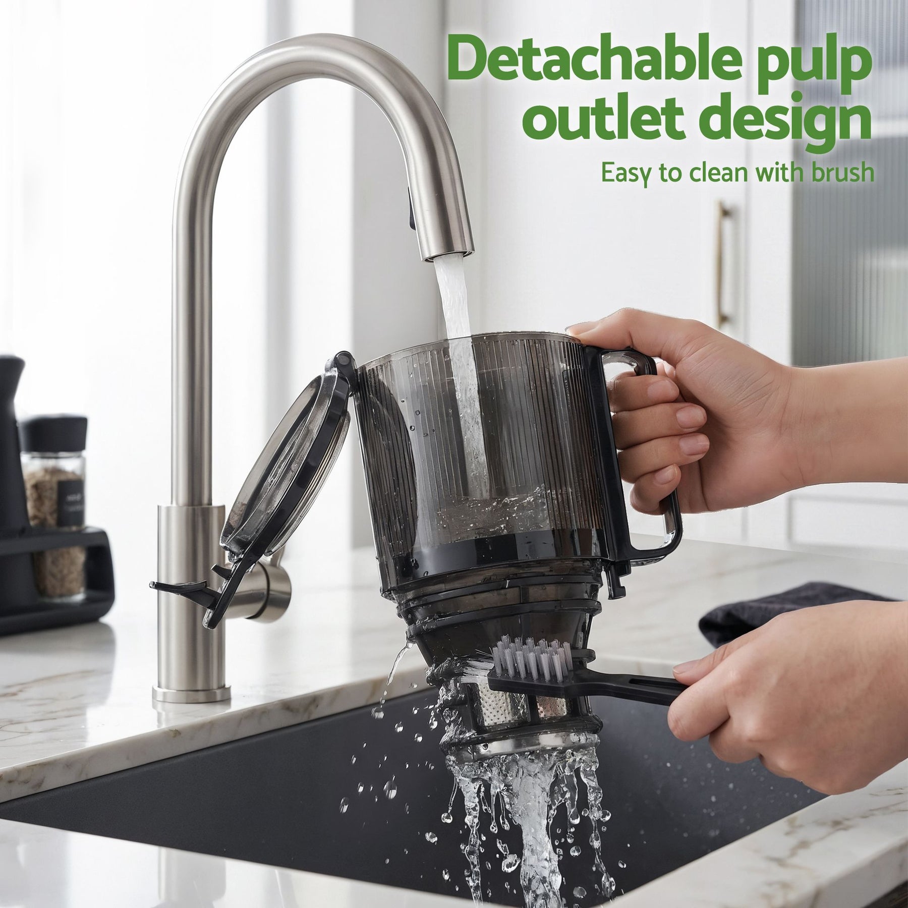 DEVANTI Slow Juicer Cold Press 200W for Fruit Vegetable Juice - SportZone.co.nz