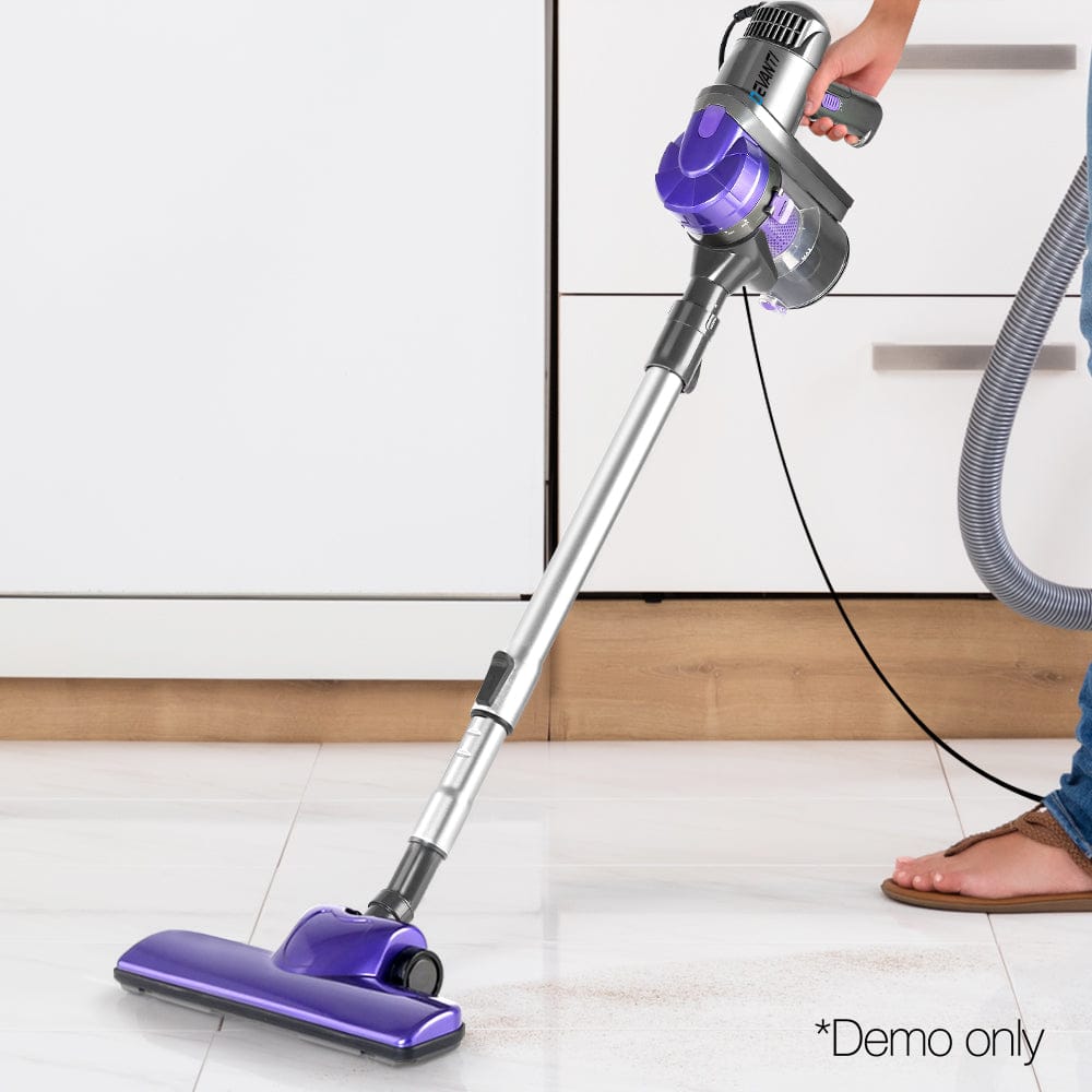 Devanti Stick Vacuum Cleaner Handheld Corded 450W Purple - SportZone.co.nz
