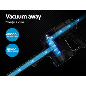Devanti Stick Vacuum Cleaner Handheld Corded 450W Purple - SportZone.co.nz
