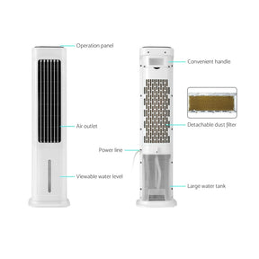 Devanti Tower Evaporative Air Cooler Conditioner Portable Cool Fan Humidifier 6L - SportZone.co.nz