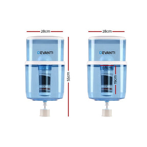 Devanti Water Cooler Dispenser 22L Filter Bottle - SportZone.co.nz