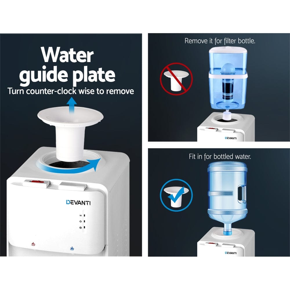 Devanti Water Cooler Dispenser Stand White - SportZone.co.nz