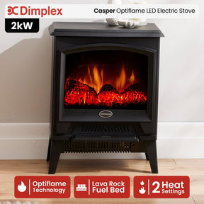 Dimplex 2kW Casper Optiflame Portable Electric Stove - SportZone.co.nz