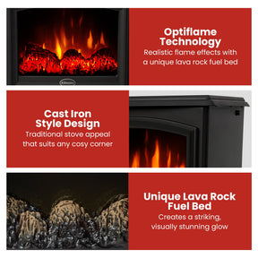 Dimplex 2kW Casper Optiflame Portable Electric Stove - SportZone.co.nz