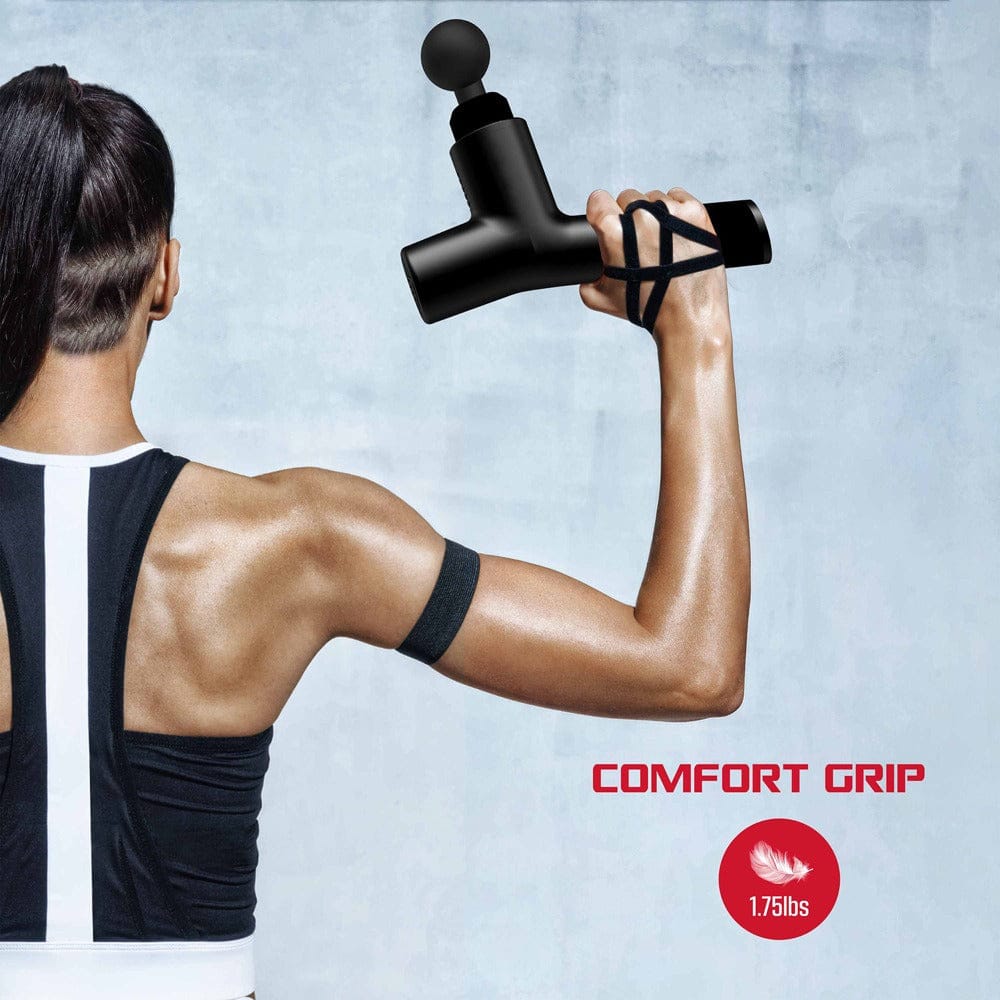 Electric fascia gun with hot and cold therapy, designed for fitness, exercise, and muscle relaxation. - SportZone.co.nz