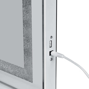 Embellir Bluetooth Makeup Mirror 58x46cm Hollywood Vanity with LED Light Crystal - SportZone.co.nz