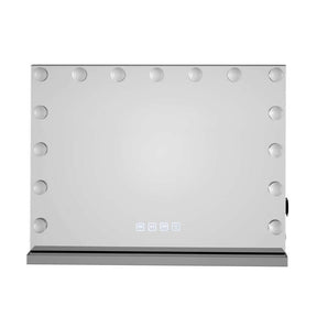 Embellir Bluetooth Makeup Mirror 58x46cm Hollywood Vanity with LED Light Wall - SportZone.co.nz