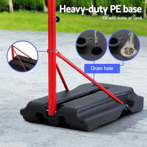 Everfit 1.6M Kids Basketball Hoop Stand System Portable - SportZone.co.nz