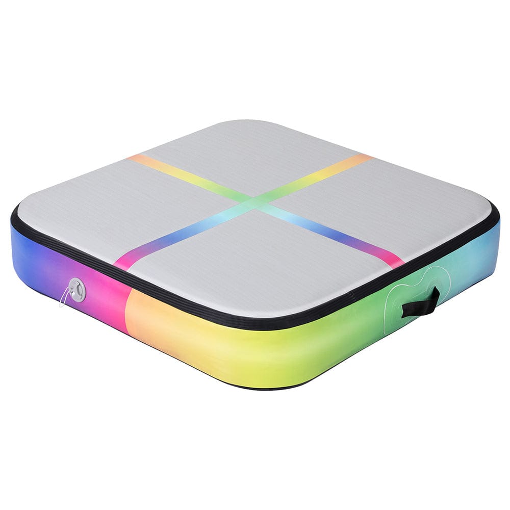 Everfit 1m Air Track Mat Inflatable Gymnastics Tumbling Mat Colourful - SportZone.co.nz