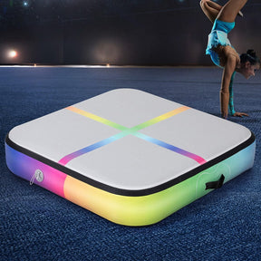 Everfit 1m Air Track Mat Inflatable Gymnastics Tumbling Mat Colourful - SportZone.co.nz