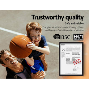 Everfit 2.1M Basketball Hoop Stand System Adjustable Portable Pro Kids White - SportZone.co.nz