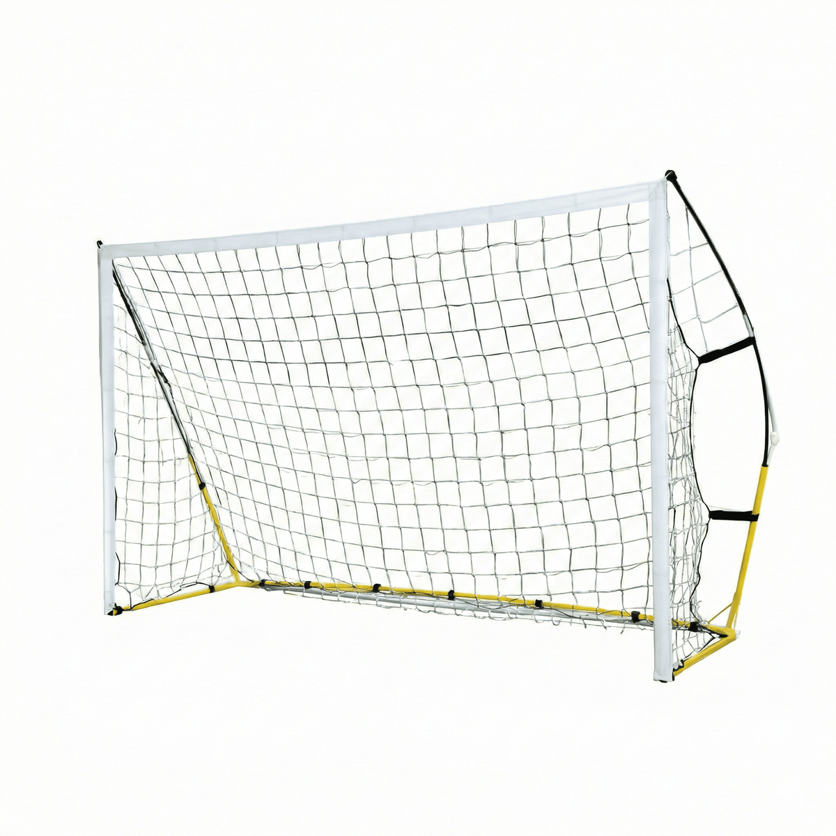 Everfit 2.4m Football Soccer Net Portable Goal Net Rebounder Sports Training - SportZone.co.nz