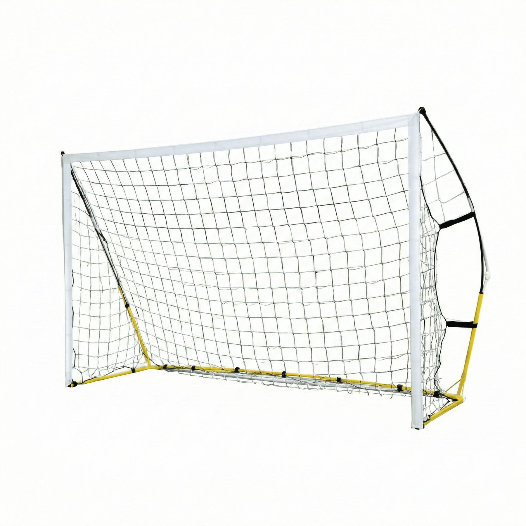 Everfit 2.4m Football Soccer Net Portable Goal Net Rebounder Sports Training - SportZone.co.nz