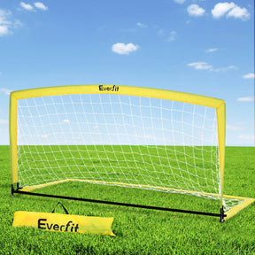Everfit 2m Football Soccer Net Portable Goal Net Rebounder Sports Training - SportZone.co.nz