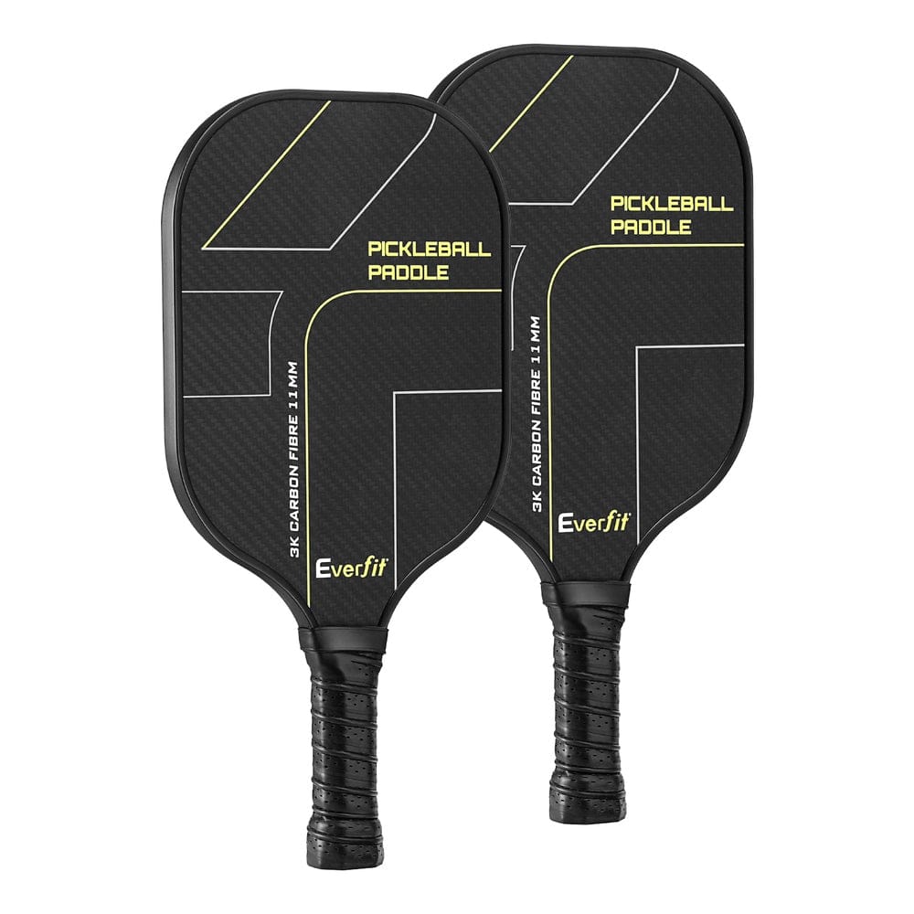 Everfit 2PCS Pickleball Paddles Set Outdoor Pickle Balls Rackets with Cover Bag Training - SportZone.co.nz