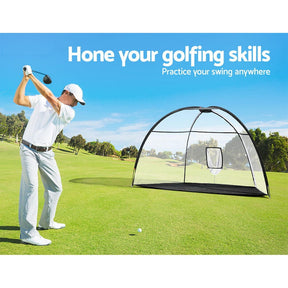 Everfit 3.5m Golf Practice Net with Driving Mat Training Aid Target Hitting - SportZone.co.nz