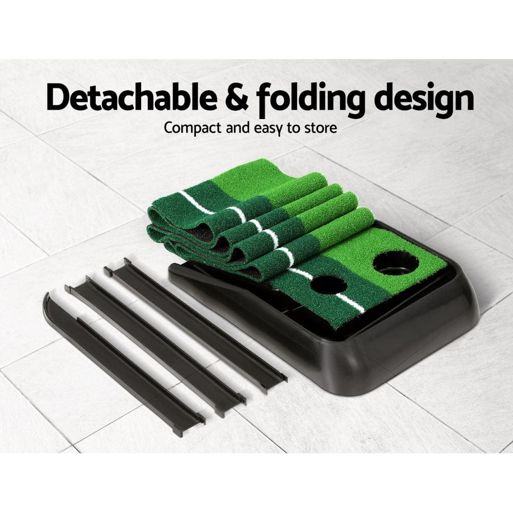 Everfit 3M Golf Putting Practice Mat Auto Return Putter Indoor Outdoor Training - SportZone.co.nz