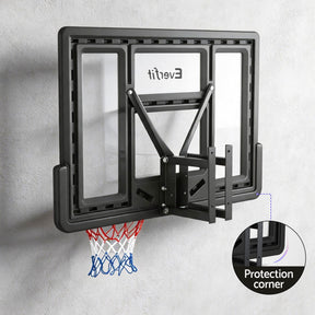 Everfit 43-Inch Wall Mount Kids Basketball Hoop Backboard Indoor Outdoor Sports - SportZone.co.nz