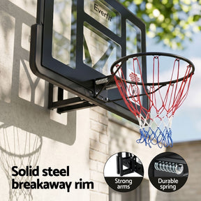 Everfit 43-Inch Wall Mount Kids Basketball Hoop Backboard Indoor Outdoor Sports - SportZone.co.nz