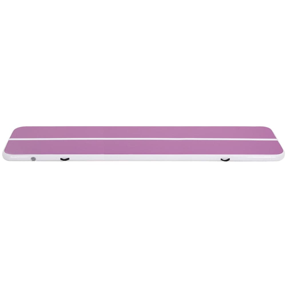 Everfit 4M Air Track Gymnastics Tumbling Exercise Yoga Mat W/ Pump Inflatable Purple - SportZone.co.nz