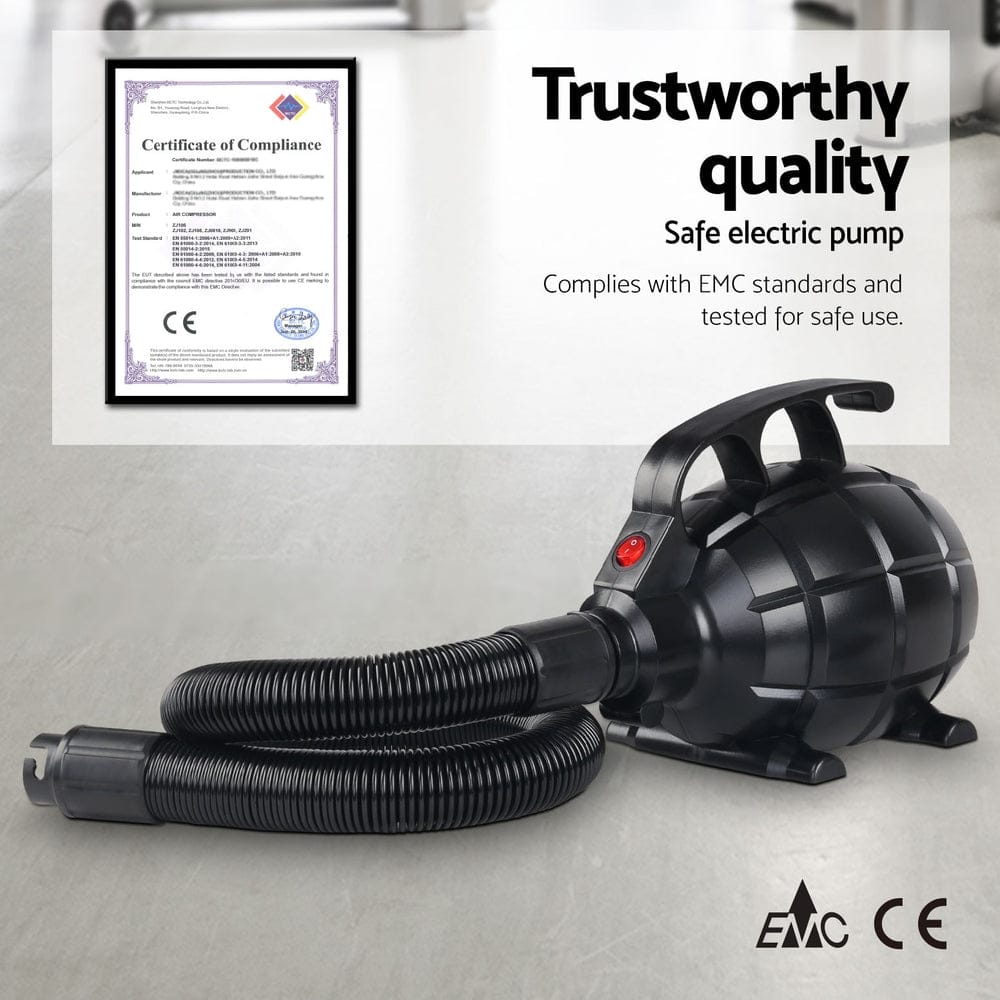 Everfit 4X1M Airtrack Inflatable Air Track Tumbling Mat W/Pump Floor Gymnastics - SportZone.co.nz