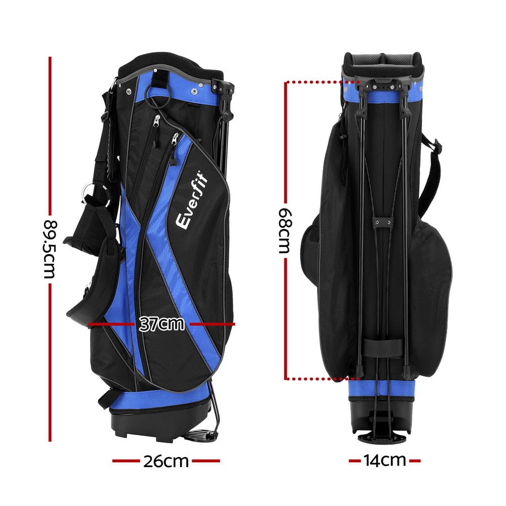 Everfit 6 Way Dividers Golf Bag Stand Insulated Carry Bag Zippered Rain Cover - SportZone.co.nz