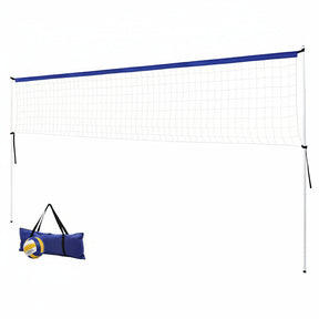 Everfit 6M Portable Volleyball Net Set Adjustable Height Multi - Sport Net with Ball and Bag - SportZone.co.nz