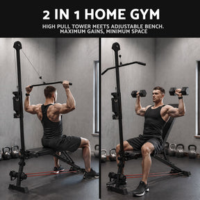 Everfit Adjustable Weight Bench Foldable Multi-Function Weight Bench - SportZone.co.nz