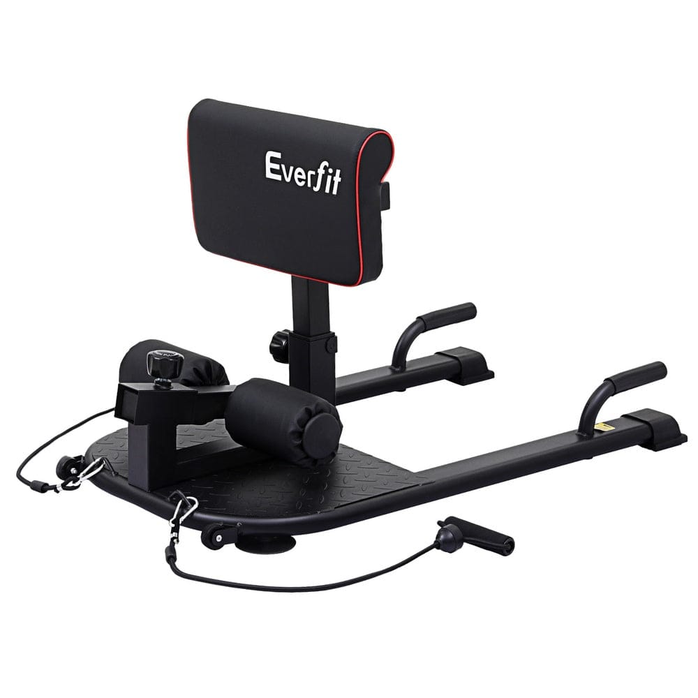 Everfit Deep Sissy Squat Weight Bench Adjustable Leg Extension Strength Training - SportZone.co.nz