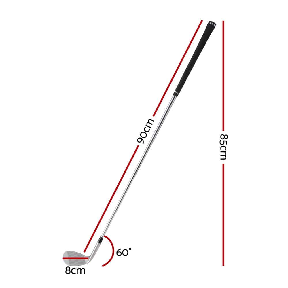 Everfit Golf Clubs Right Handed Golf Wedges Driver Rubber Steel 60 Degree - SportZone.co.nz