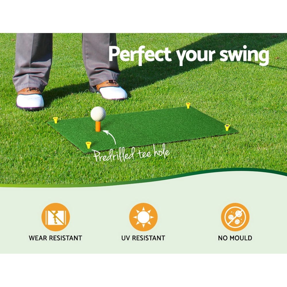 Everfit Golf Hitting Mat Portable Driving Range Practice Training Aid 60x30cm - SportZone.co.nz