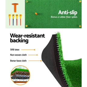 Everfit Golf Hitting Mat Portable Driving Range Practice Training Aid 60x30cm - SportZone.co.nz