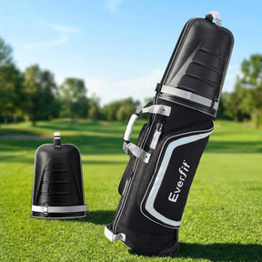 Everfit Golf Travel Bags for Airlines with Wheels Golf Clubs Hard Case Foldable - SportZone.co.nz