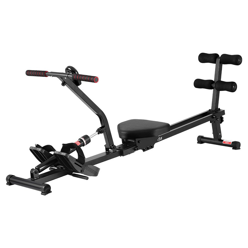Everfit Hydraulic Rowing Machine Rower 12 Levels Resistance Exercise Fitness Gym Cardio - SportZone.co.nz