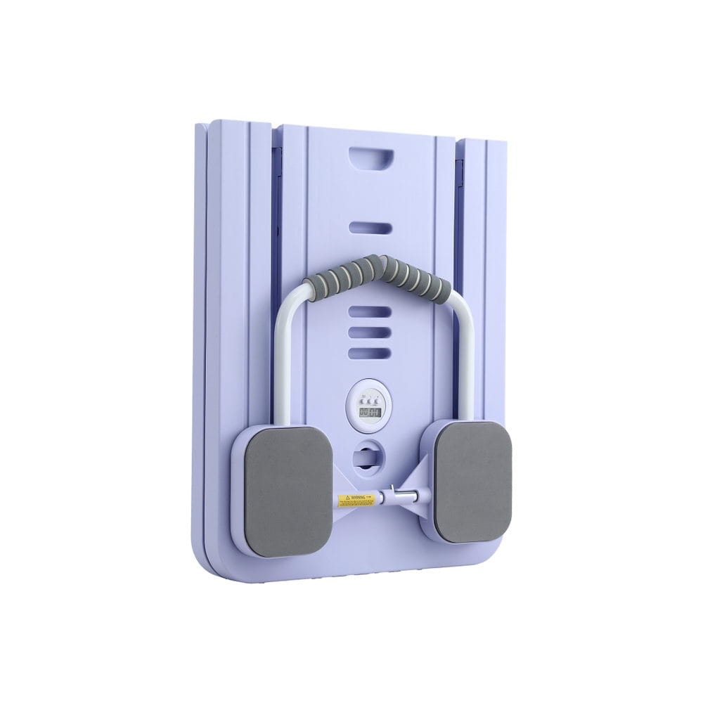 Everfit Pilates Reformer Abdominal Exercise Board Push Up Set Fitness Purple - SportZone.co.nz