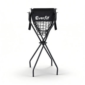 Everfit Portable Ball Cart Foldable Pickleball Tennis Baseball Softball - SportZone.co.nz