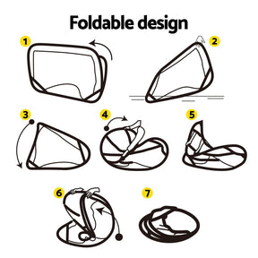 Everfit Portable Football Net Soccer Goal Rebound Target Hitter Training - SportZone.co.nz